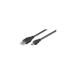 Câble USB A mâle / mini USB B mâle - 0.30 m