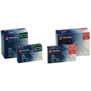 Rexel 2101054 - Boîte de 1000 agrafes zinguées (23/8)