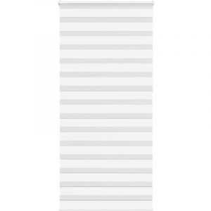 VidaXL Store Zèbre Blanc 115x230 Cm Largeur Du Tissu 110,9cm Polyester