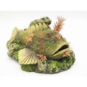 Vadigran Poisson avec diffuseur de bulle 210 x 145 x 90 mm décoration aquarium