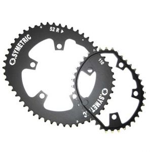 Stronglight Plateau route diam 110 50-38 noir osymetric 11/10v. (kit plateaux) 5 branches)