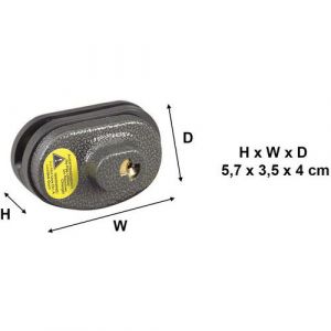 Master Lock Verrouillage de la gâchette du pistolet à clé