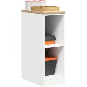 VidaXL Armoire de rangement de garage blanc 30x51x85 cm bois de pin 860526