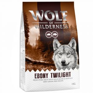 Wolf of Wilderness Ebony Twilight, gibier, buffle - sans céréales - lot % : 5 x 1 kg