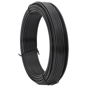 VidaXL Fil De Cl&ocirc;ture Anthracite 25 M Acier Recouvert De Pvc