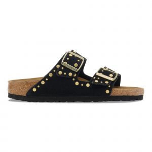 Birkenstock Sandales en cuir suède femme Arizona Rivet