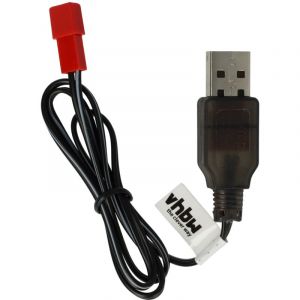 Vhbw Chargeur Usb Pour Batterie De Mod&eacute;lisme Rc Avec Connexion Jst Ou Pack D'accus - 60 Cm 3,6 V