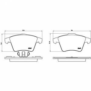 Brembo 4 plaquettes de frein P85107