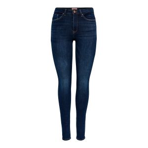 Only NOS Onlpaola Hw SK DNM Jeans Azgz878 Noos Skinny, Bleu (Dark Blue Denim), W25/L34 (Taille Fabricant: X-Small) Femme