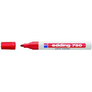 Edding Marqueur permanent encre rouge pointe ogive