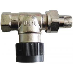 Oventrop 1183866 - Corps de robinet droit 20x27 DN 20 s&eacute;rie AV6 &agrave; pr&eacute;r&eacute;glage raccordement filet&eacute; M30x1.5 capuchon de protection blanc