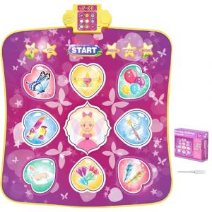 VEVOR- Tapis de Jeu Danse Musical Électronique, YQ3309, Rose