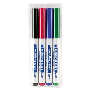Edding 661 - set de 4 couleurs