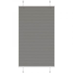VidaXL Store plissé anthracite 70x100 cm largeur du tissu 69,4 cm