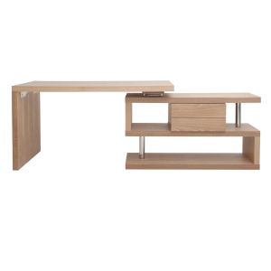 Miliboo Bureau design modulable avec rangement 2 tiroirs amovible bois MAX