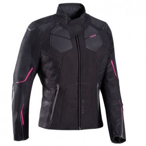 Ixon Blousons moto Cell Lady Black Fushia
