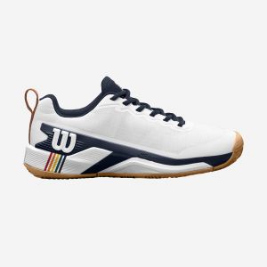 Wilson Chaussures de tennis homme Terre Battue Rush Pro 4.5 blanc Roland Garros