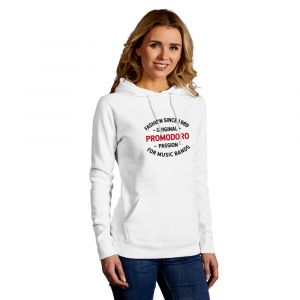 Image de Promodoro Print " passion" Sweat à Capuche Basic Femmes, M, blanc cassé