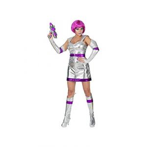 Widmann Déguisement Femme De L'espace Femme S Gris 69491
