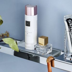 Emco Liaison 186600003 &Eacute;tag&egrave;re rectangulaire en Verre Transparent pour Rails