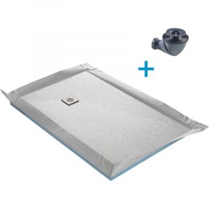 Receveur de douche à carreler standard 120 x 80 cm x 4 mm