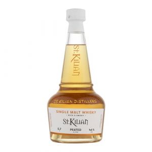 ST KILIAN - Peated - Single Malt Whisky - Origine : Allemagne - Alcool 46% - Notes de fruits mûrs & Caramel - Tourbe délicate - 70cl