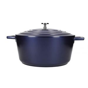 Image de Master class Cocotte 5L en fonte d'aluminium bleu 37 x 28.9 x 19.5