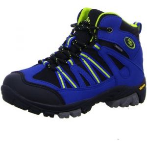 Eb Brütting Mixte b é Ohio High Chaussures de Randonnée Hautes, Bleu (Blau/Schwarz/Lemon Blau/Schwarz/Lemon), 28 EU
