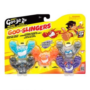 Pack de 5 mini figurines Goo Jit Zu Goo Slingers Mod&egrave;le al&eacute;atoire