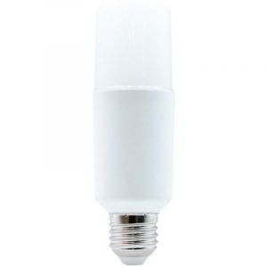 GSC - Ampoule led smd tubulaire 'T45' E27 (9W 6000K 820lm) IP20 &Oslash;42x125mm coloris blanc
