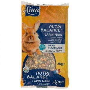 Aimé Nutri'balance pour lapin nain 2 kg
