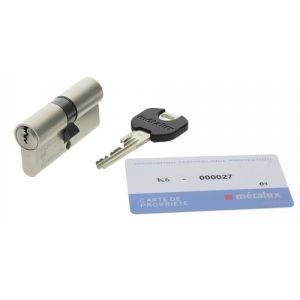 Dom Metalux Cylindre de sécurité K6 A2P* 30 x 30 mm pour serrure Amazone A2P*