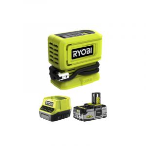 Ryobi Pack 18V Compresseur - 11 bars - 1 Batterie 4,0Ah - 1 Chargeur