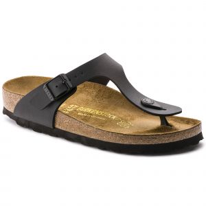 Birkenstock Gizeh, Tongs femme, Noir, 37 EU