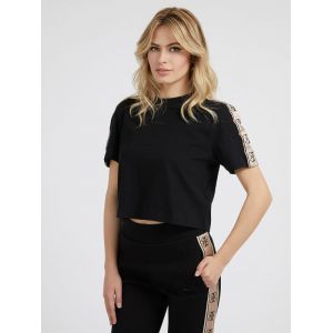 Image de Guess T-shirt logo sur le côté Noir - Couleur Noir - Taille XS