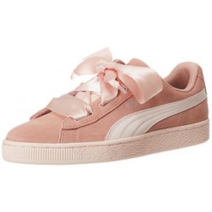 Puma Suede Heart Jewel Jr, Sneakers Basses Fille, Rose, 39 EU