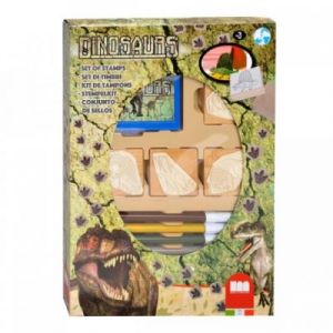 Multiprint Coloriage dinosaures 12 pi&egrave;ces vert