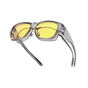 Lunette pour la Conduite de Nuit, Lunettes de sur des lunettes de Prescription, montures transparentes pour une vision nocturne HD