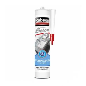 Image de Rubson Mastic d'étanchéité cuisine et bain 280 ml ardoise brillant