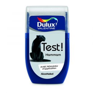 Image de Dulux Valentine Testeur peinture murs et boiseries Cr&egrave;me de couleur hammam satin 30ml