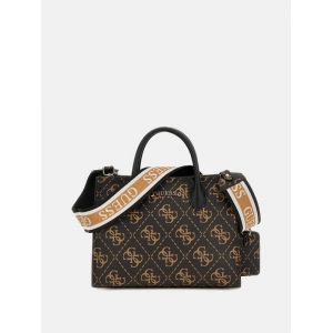 Guess Sac &agrave; main Rea logo 4G Marron - Couleur Marron - Taille Taille unique