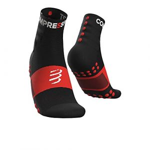 Compressport Chaussettes Training Pack-2 noir rouge - T4