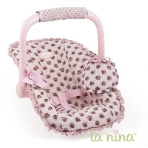 Image de La nina Maxi Cosy pour poupon rose à fleurs (30-42 cm)