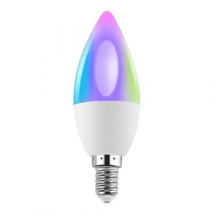 Ampoule connect&eacute;e LED E14 WIFI - 5W - RGBW