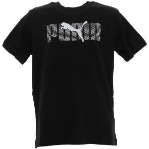 Puma ESS Logo Lab Tee B, T-Shirts Garçon Black,