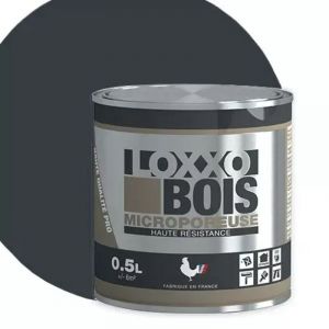 Peinture Loxxo Bois Glyc&eacute;ro 0.5 Litre Gris Anthracite - Innova