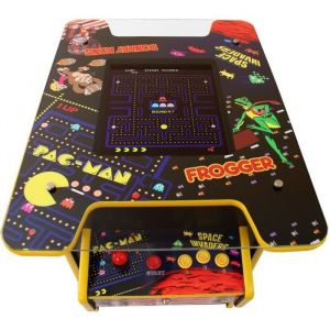 Image de Monster shop Table Cocktail Style Borne d'Arcade comprenant 60 Jeux Classiques, 64cm x 73cm x 93cm