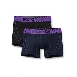 Athena AIR Performance LN76 sous-v&ecirc;tement, Noir/Gris, XL Homme