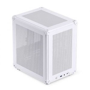 Image de Jonsbo C6 White Micro-tour Boîtier PC, Boîtier gaming blanc
