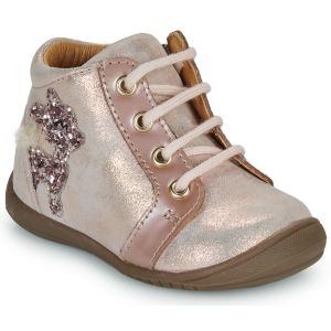 GBB Baskets montantes enfant BICHETTE Rose - Taille 19,20,21,22,23
